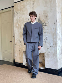 Wide-Shoulder Suit