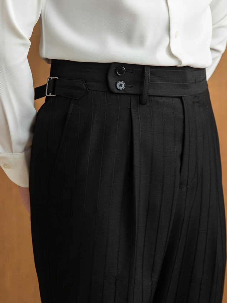 Black Striped Suit
