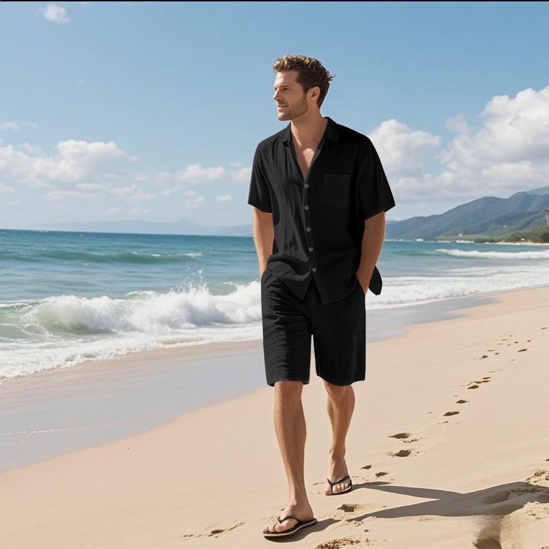 Linen Beach Suit
