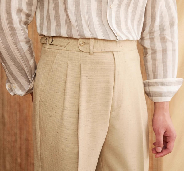Double Pleated Pants