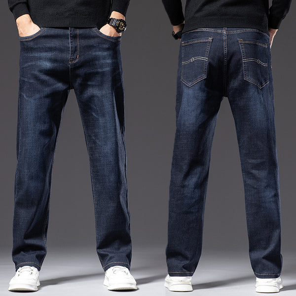Elastic Loose Fit Jeans
