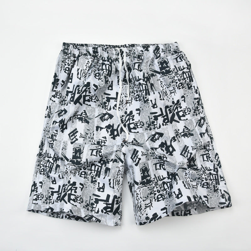Printed Swim Trunks