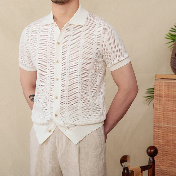 Lapel Knit Tee