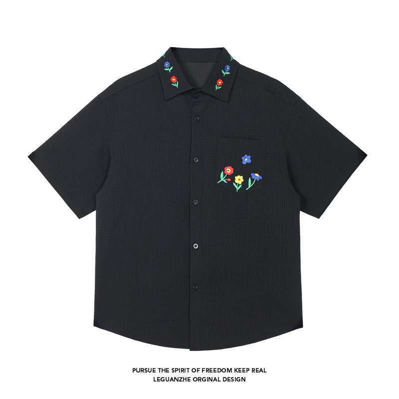 Embroidered White Shirt