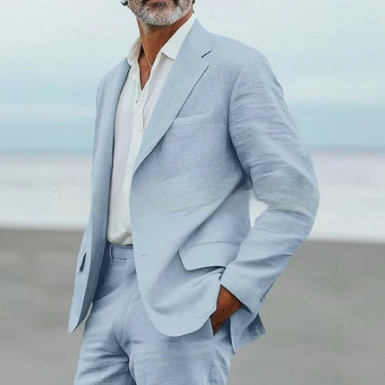 Casual Linen Suit