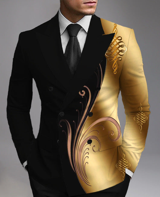 Men’s Printed Suit
