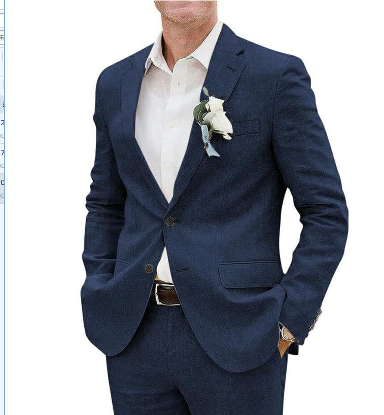 Casual Linen Suit