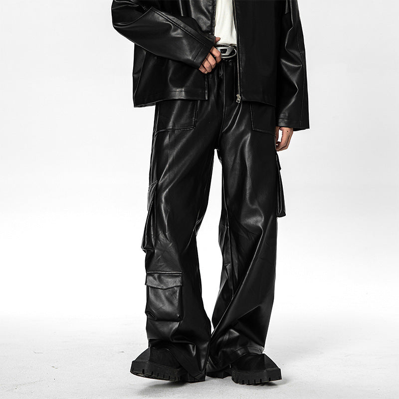 Casual PU Pants