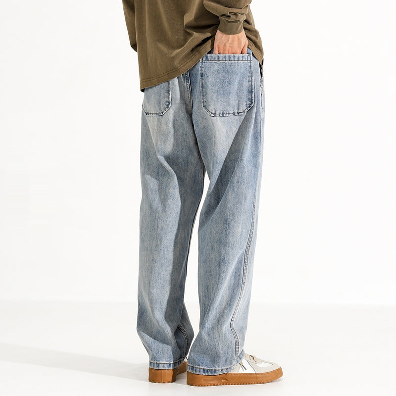 Washed Distressed Jeans