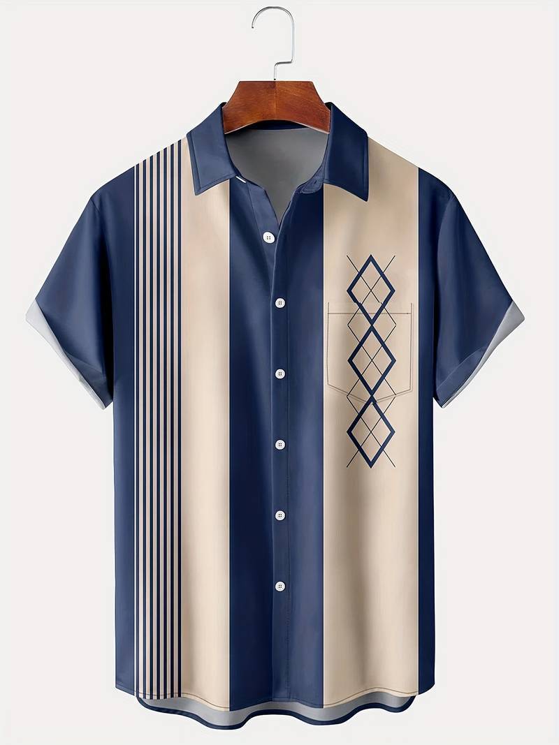 Contrast Color Shirt