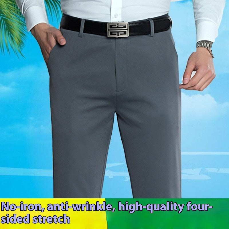 Thin Straight Pants