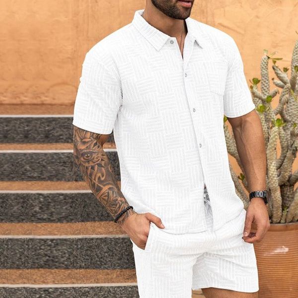 Jacquard Shirt Set