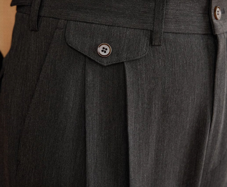 Straight Fit Trousers
