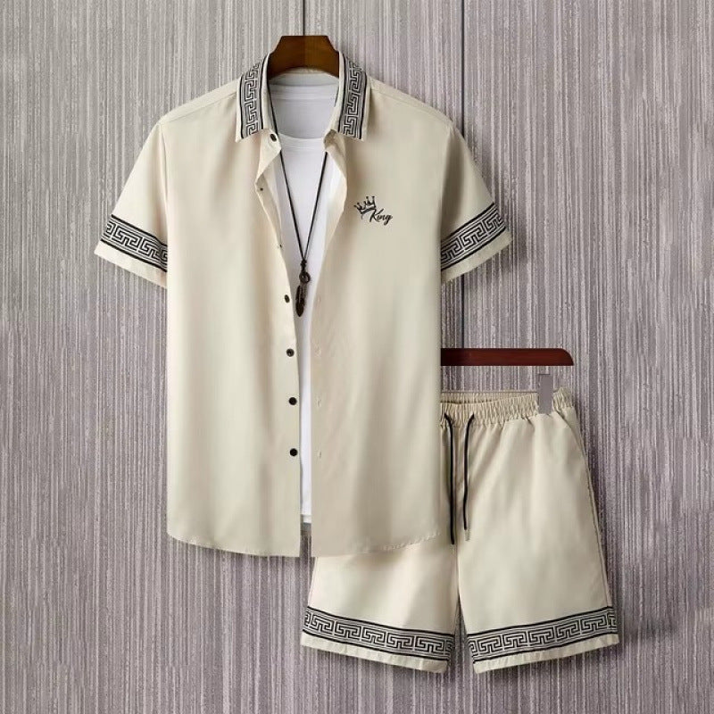 Printed Shirt Set
