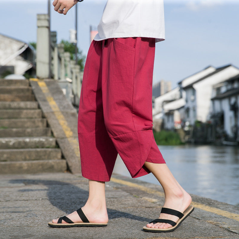 Casual Thin Linen Bottoms