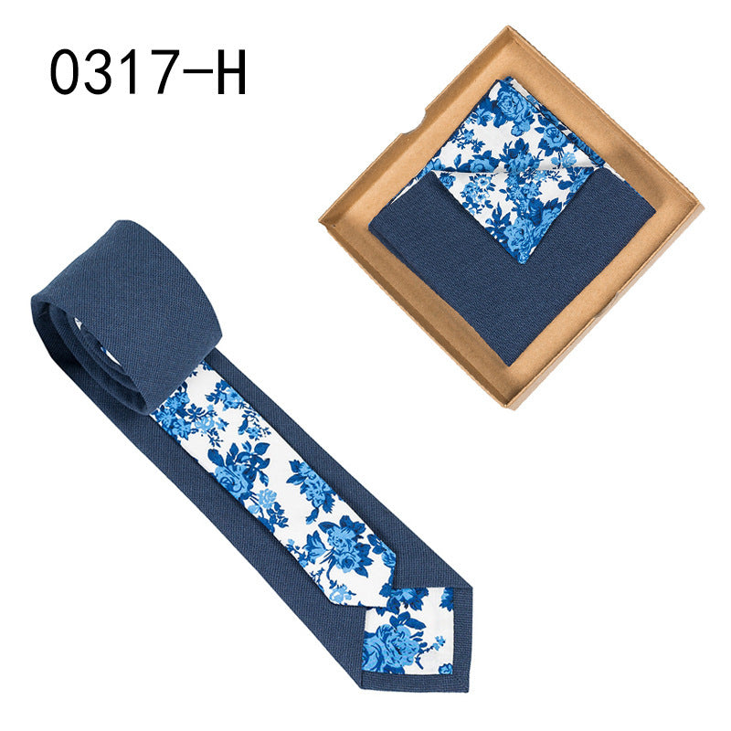 Floral Cotton Tie