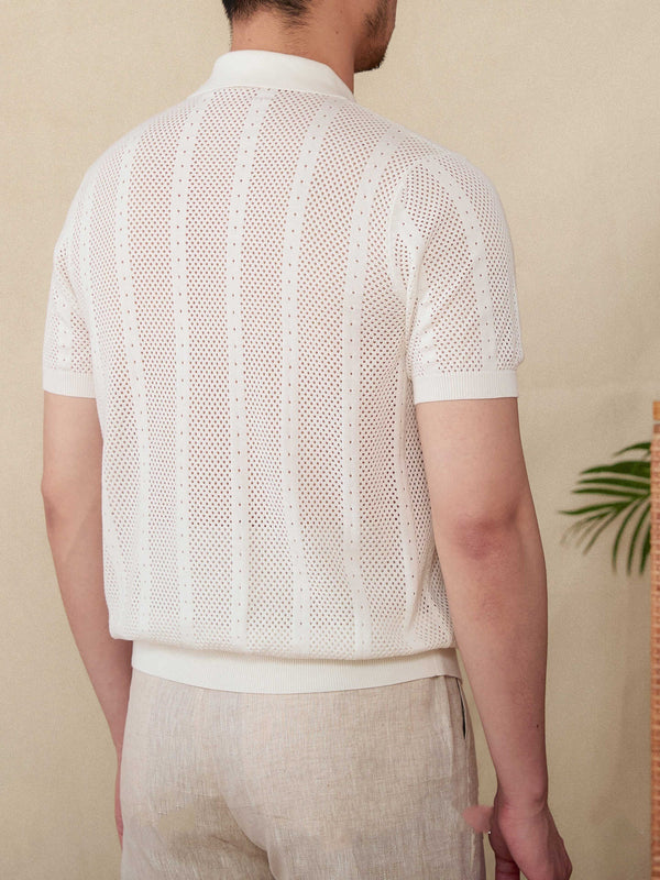 Lapel Knit Tee