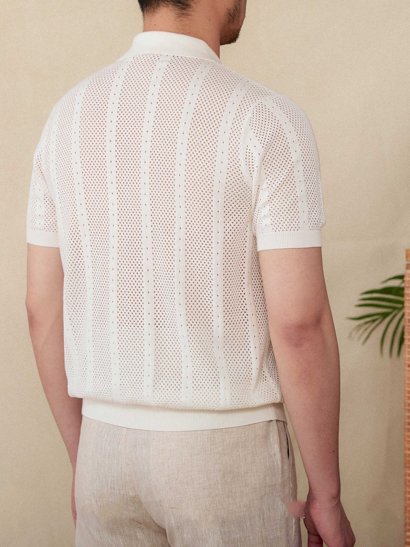 Lapel Knit Tee