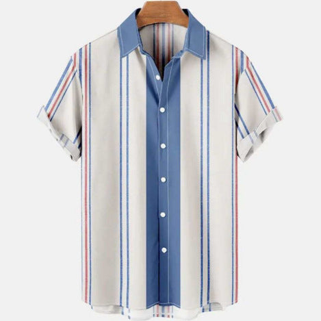Chemise à rayures pour homme