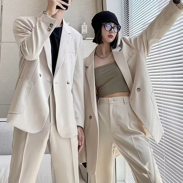 Casual Draping Suit
