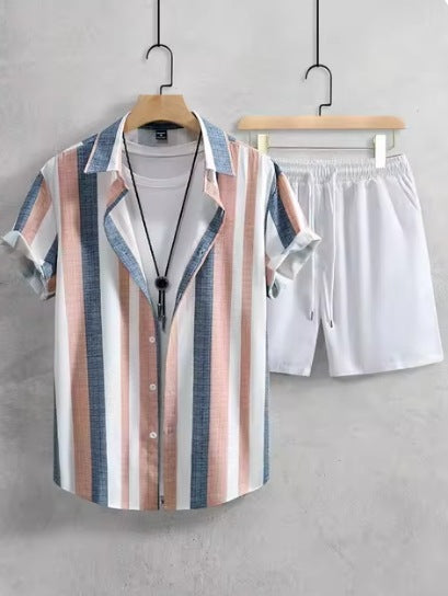 Lapel Shirt Set