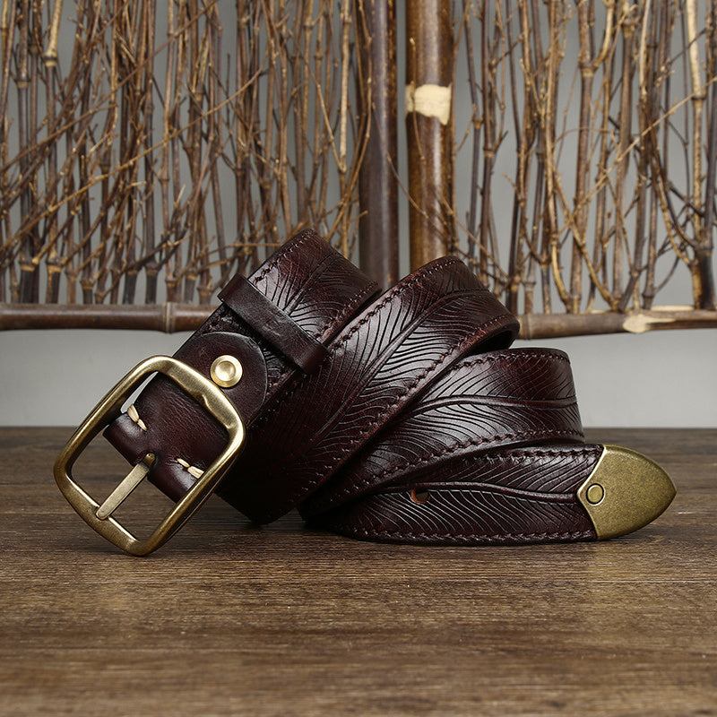 Thick Leather Belt