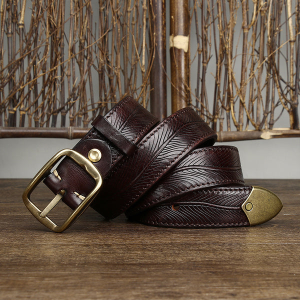 Thick Leather Belt