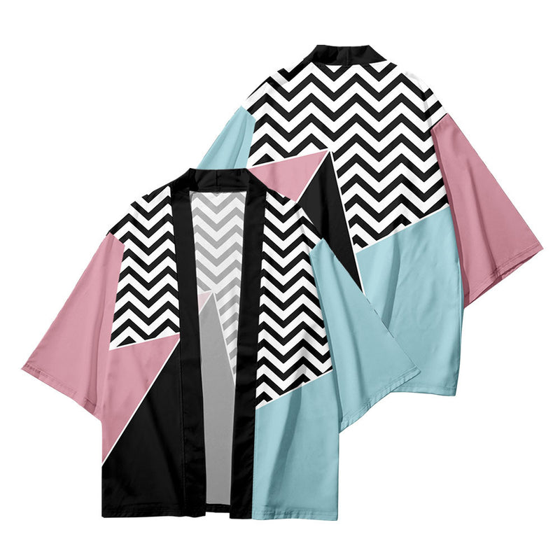 Printed Haori Top
