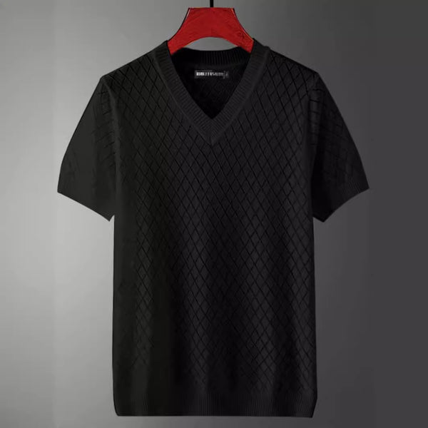 Ice Silk V-neck Tee