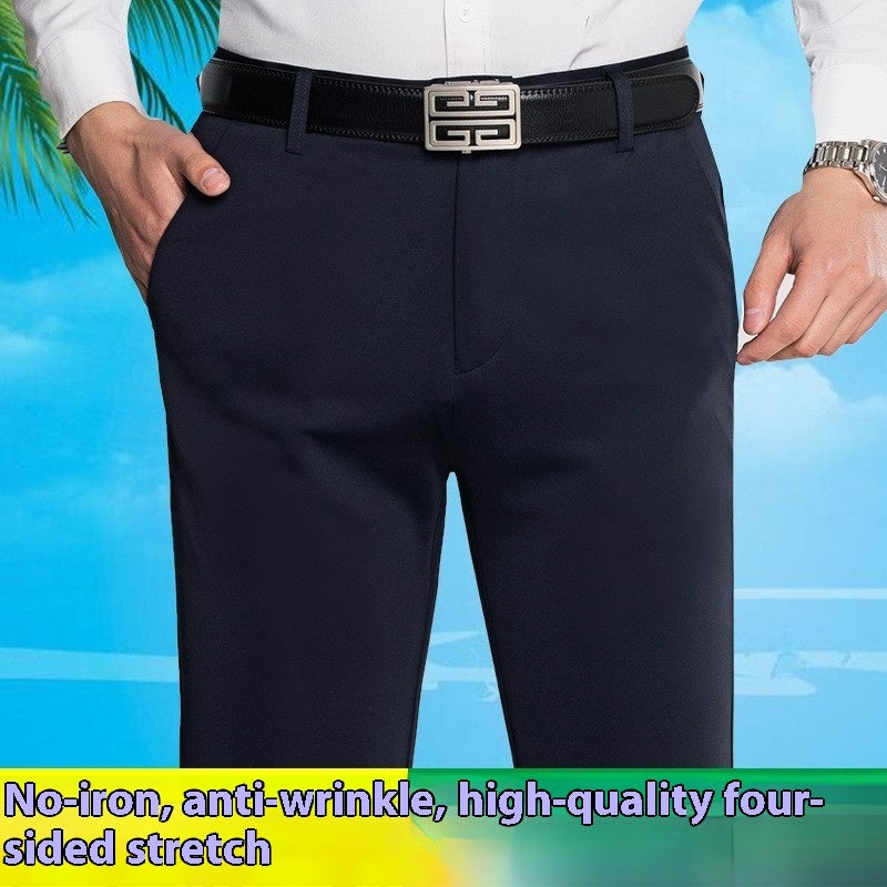 Thin Straight Pants