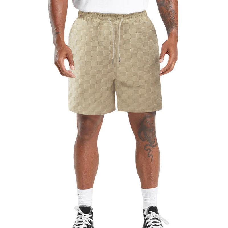 Plaid Sports Shorts