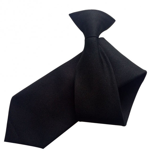 Black Buttons Tie