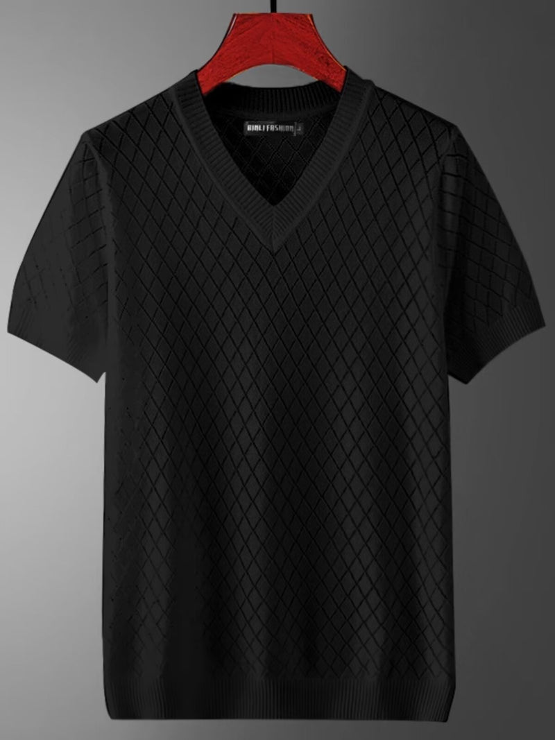 Ice Silk V-neck Tee