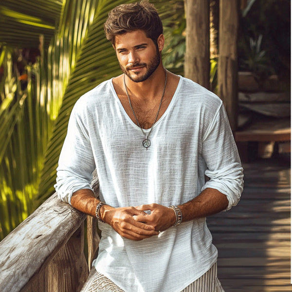 V-neck Thin Tee