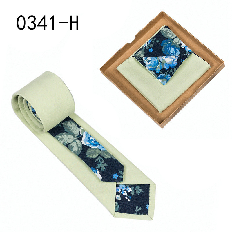 Floral Cotton Tie
