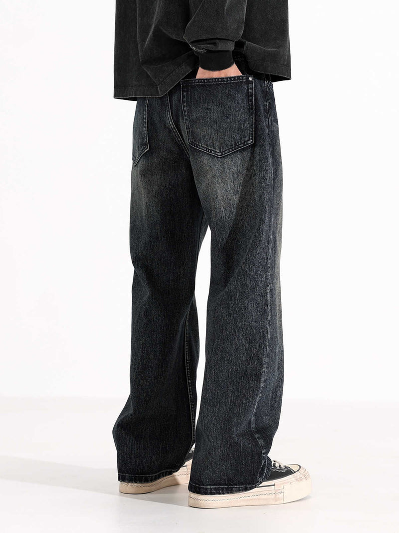 Straight Retro Loose Jeans
