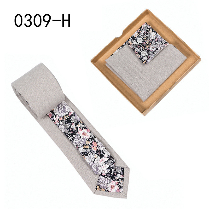 Floral Cotton Tie