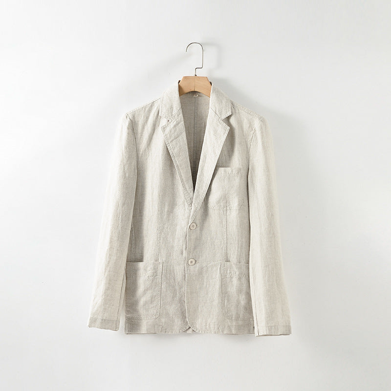 Linen Suit  Coat For Men