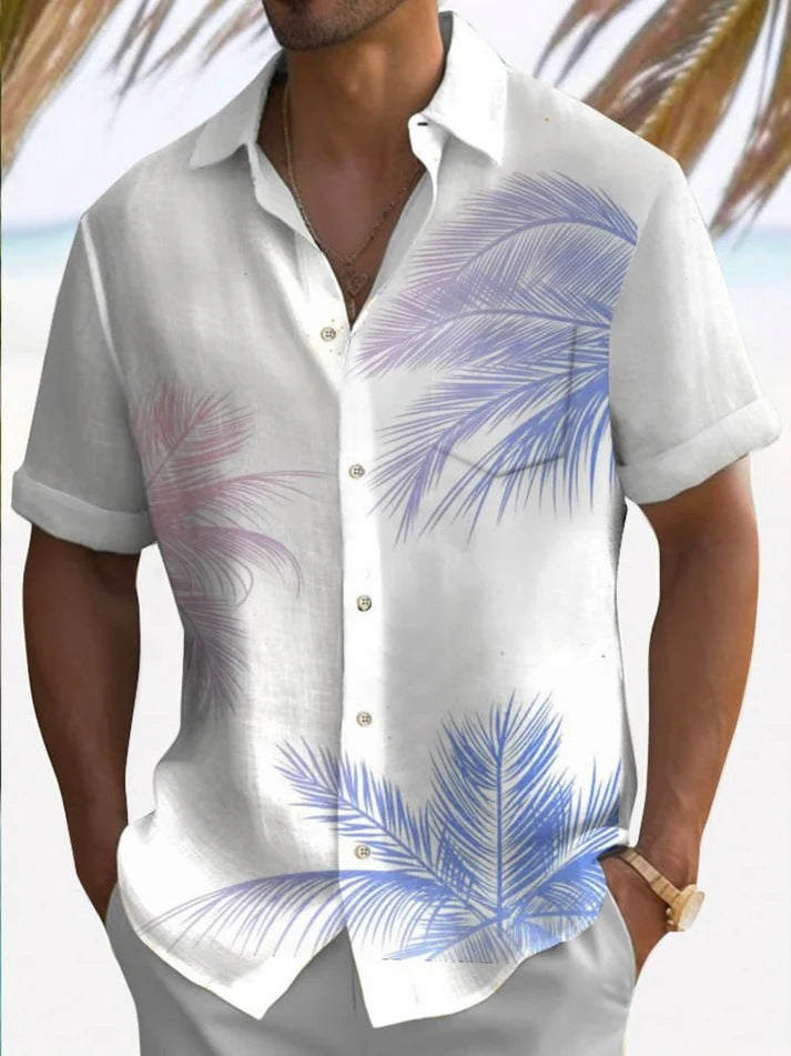 Printed Lapel Shirt