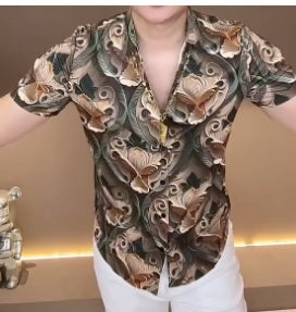 Men's Fashion Print Shirt