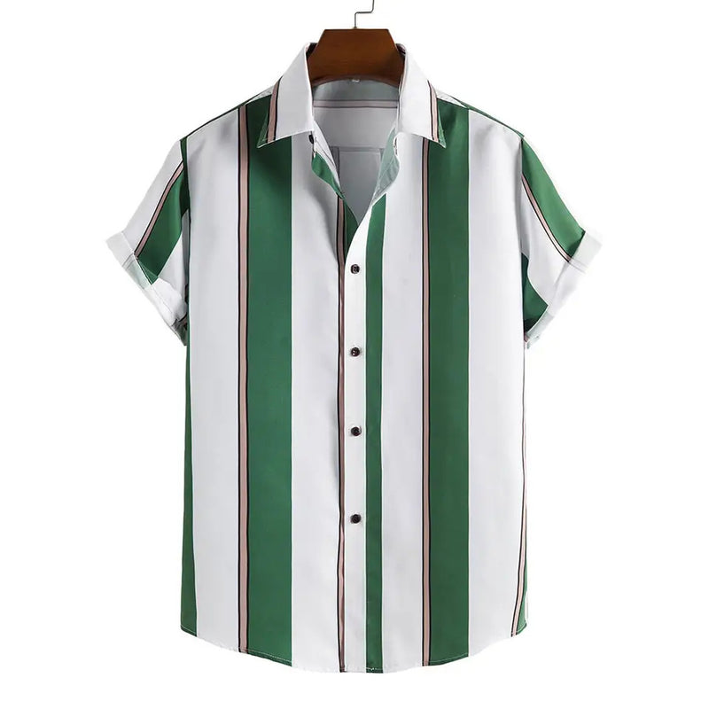 Chemise à rayures pour homme