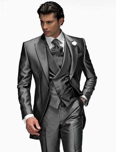 Gray Three-Piece
