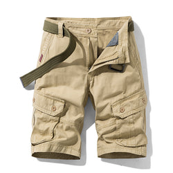 Solid Cargo Shorts