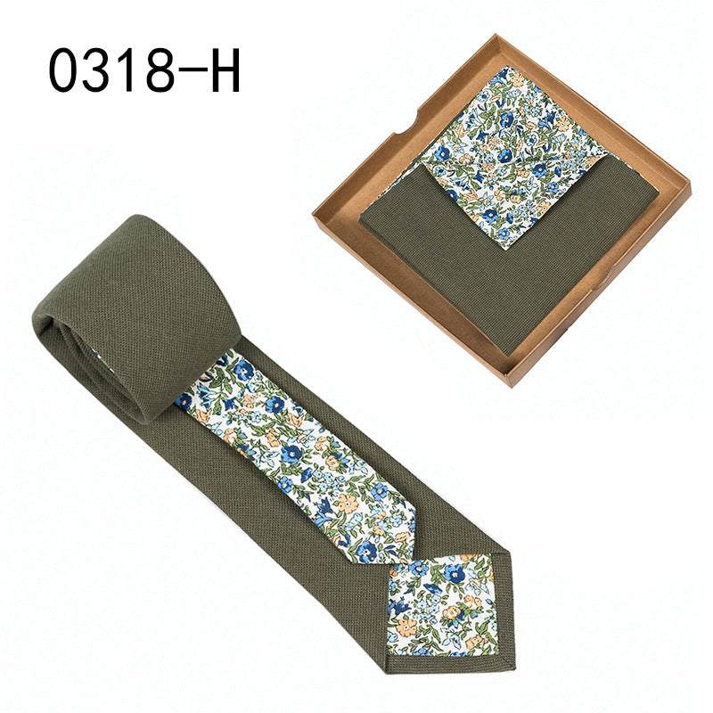 Floral Cotton Tie