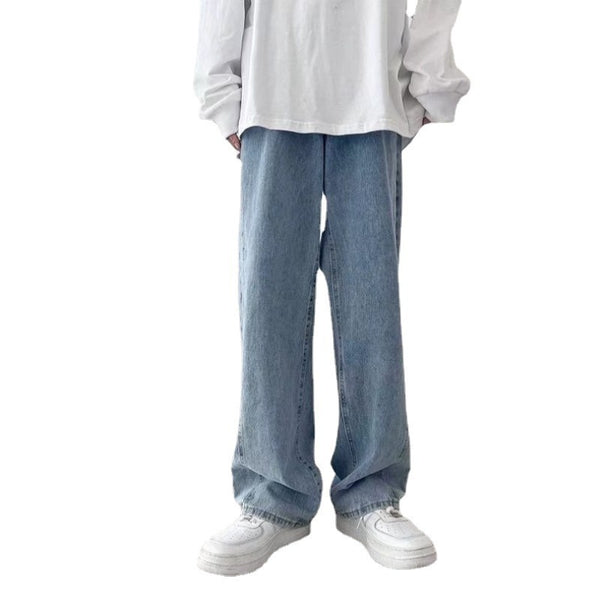 Straight Wide-Leg Denim