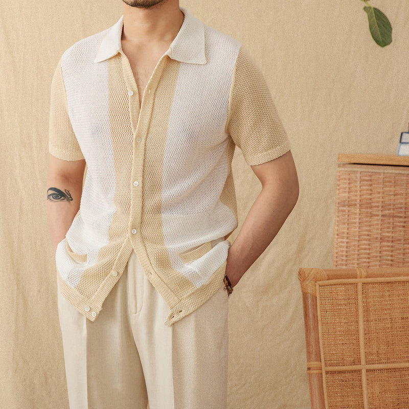 Hollow Knit Tee