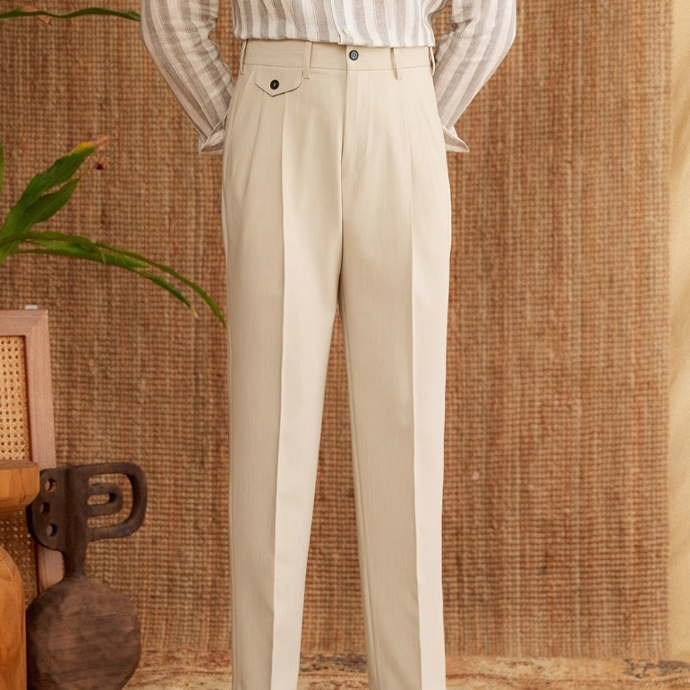 Straight Fit Trousers