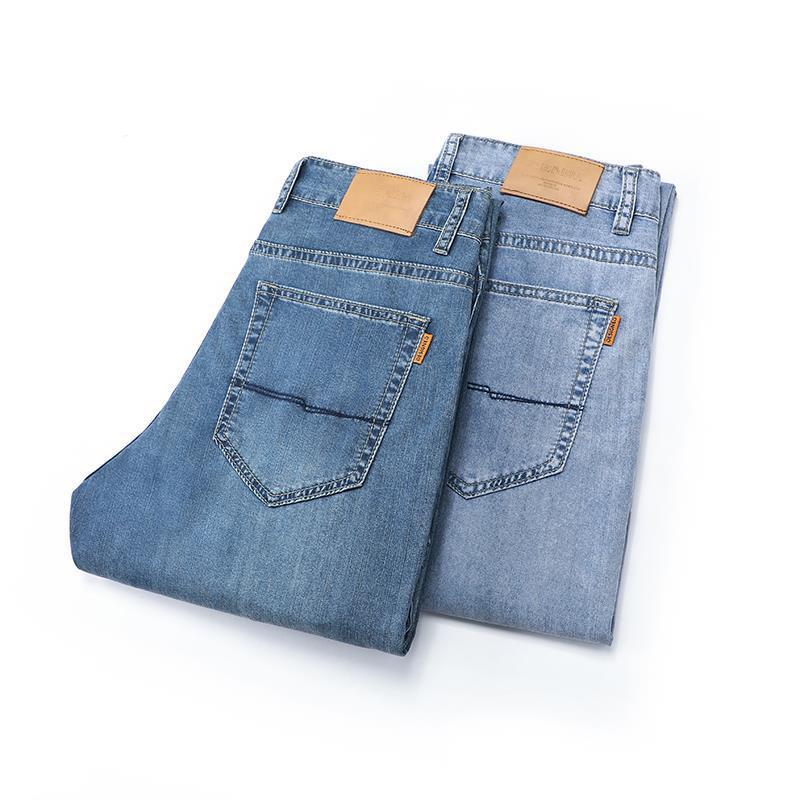 Elastic Beam Foot Jeans