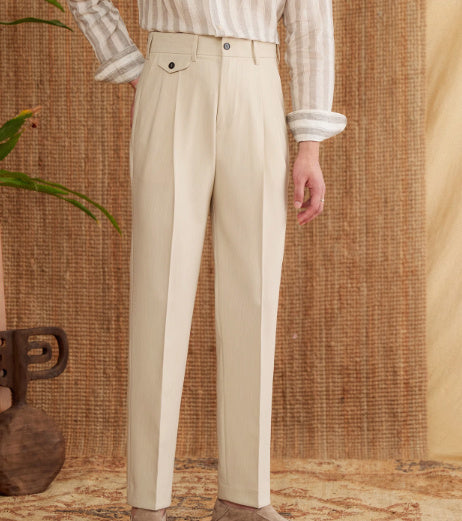 Straight Fit Trousers