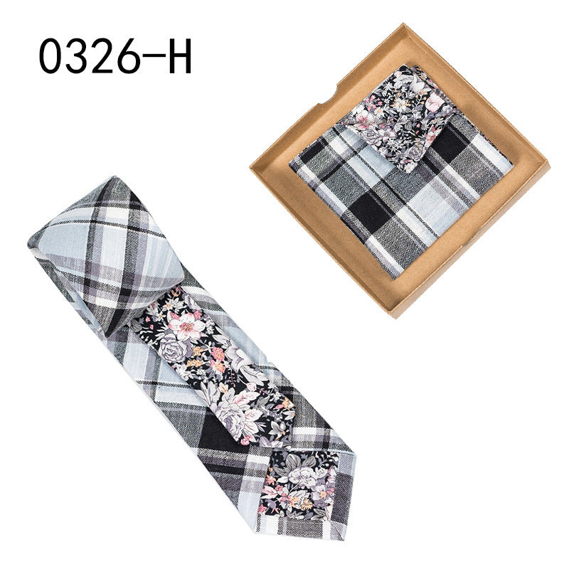 Floral Cotton Tie